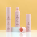 Hot Sale 100ml 120ml Luxury Cosmetic Packaging Pink Plastic Lotion Bottle with Body Mist Spray Pump for Skin Care Packaging