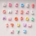 Wholesale Random Letter Resin Coffee Initial Alphabet Cookie for DIY Craft Scrapbooking Phone Cases Decor
