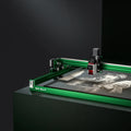 NEJE MAX 4 A40640 E40 E80 High Power Laser Engraver Diy Use Stainless Steel Engraving Wood Graving Machine for Key Chains