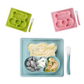 2022 Eco-Friendly Cute Silicone Baby Suction Plate Customizable Ceramic Dinnerware for Kitchen Dining by Manufacturer