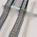 JFL039 Factory Direct Sales Computer Embroidery Pearl Sequins Lace Heavy Craft Clothing Accessories Lace