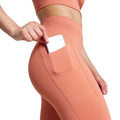 2023 Eco Friendly Recycled High Waist Gym Leggings Yoga Leggings Knee Length With Pockets for Women