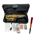 Wholesale Price Gold Lacquer Brass Body Eb Alto Saxophone With Case Custom Brand Woodwind Musical Instruments for Sale