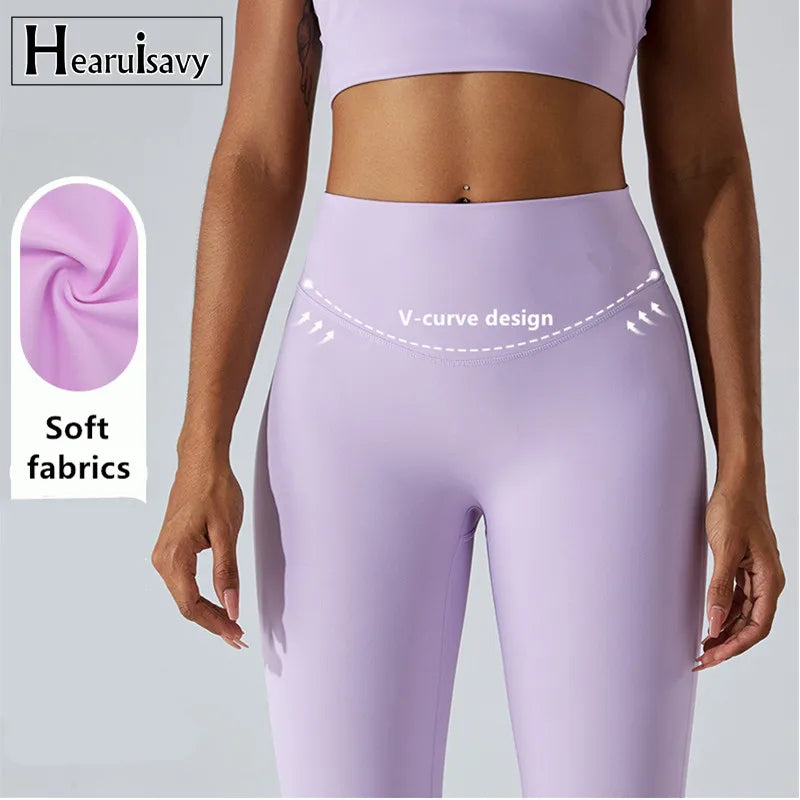Custom Logo Soft Breathable Workout Yoga Leggings Scrunch Butt Lifting Fitness Pants Tights High Waist Yoga Leggings for Women