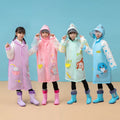 LOTUS Kids Raincoats GRS Waterproof Rainsuit 3D Cartoon Rain Jacket Toddler Rainwear for Poncho for Girls Boys for Tours Travel