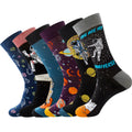Adult Designer Mens Socks Fashion Boy's Brand Cartoon Happy Holiday Cotton Printing Casual Woven Picture Funny Socks Anime Socks