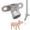 Pig Drinking Accessories Pipe Connector Stainless Steel 45 /60/90 Degree Elbows for Pig Pipette Drinker Nozzle MegaBDM
