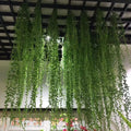 Artificial Hanging Grass Ceiling Plant Plastic Faux Garden Decoration Wall Hanging for Sale for Indoor Gardens and Ceilings