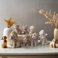 J10-244 Angry Puppy Candle Silicone Mould DIY Handmade Drip Animal Angry Puppy Plaster Moulds