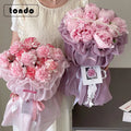 Tondo Valentine's Day Fabrics Princess Dress Flower Packaging Elastic Wrapped Floral Yarn Small Fragrance Soft Smooth Gauze