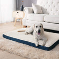 Customizable Orthopedic Pet Mattress with Waterproof Memory Foam Solid Rectangle Dog Bed Mat Winter Washable Cover Customizable