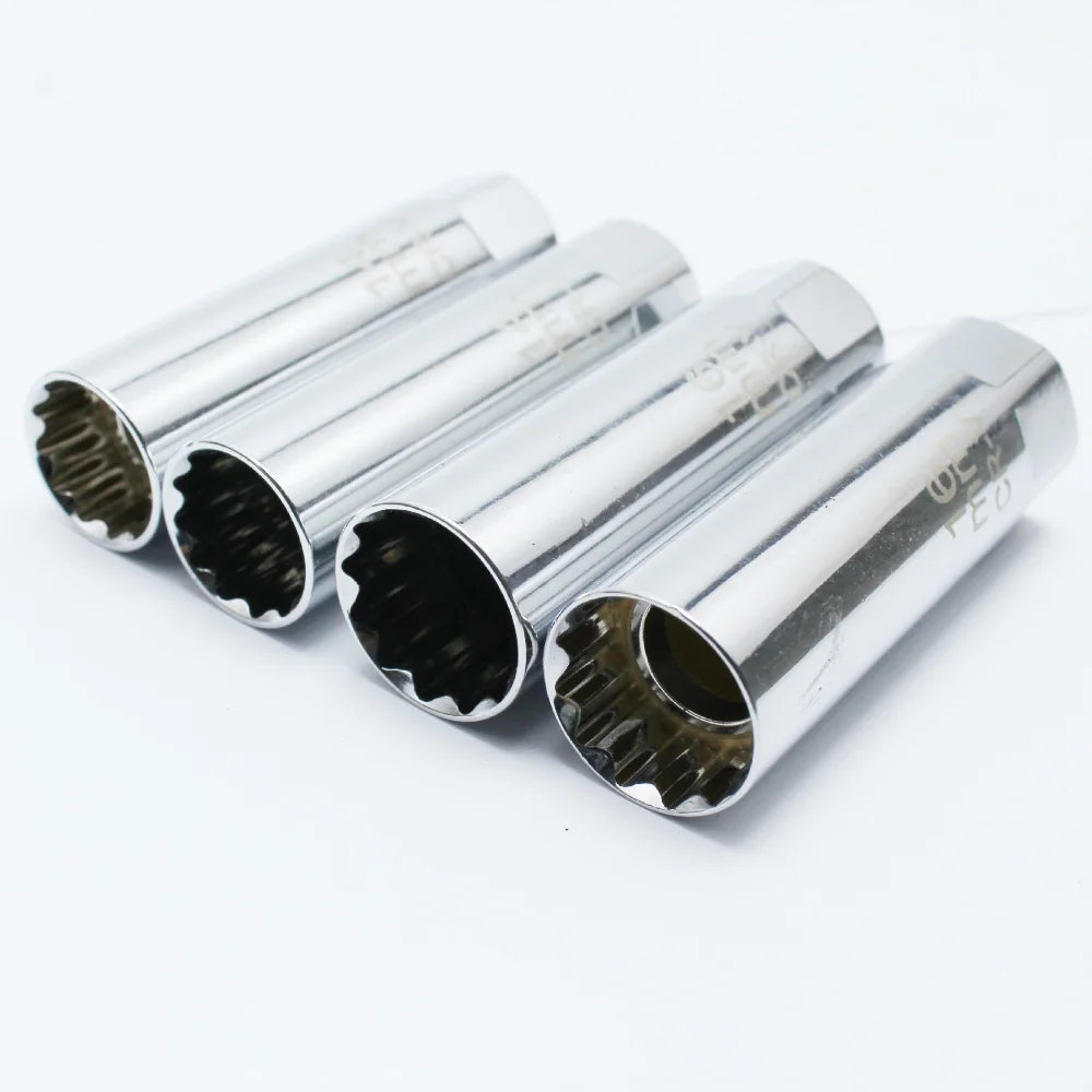 Durable 3/8 for BMW Mercedes Nissan Benz Magnetic Spark Plug Socket Set 14 16mm Wrench for Vehicles Essential Tools