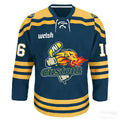 Custom Team Tackle Twill Sublimation Printed Hockey Jersey Professional Stripe Stitched Ice Hockey Wear Moisture-Wicking