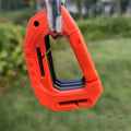 IRONDONKEY Mountaineering Buckle Keychain Hard Polymer Climbing D-Ring Lightweight Spring Buckle Gear Clip Tactical Carabiner