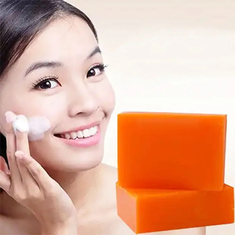 Private Label Organic Glycerin Carrot Soap Base for Skin Lightening and Exfoliation Jabon Tocador Sapone Manufacturing