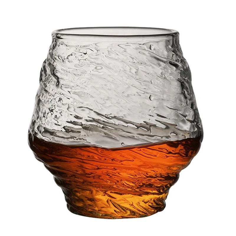 Japanese Style Handmade Hammered Beer Glass