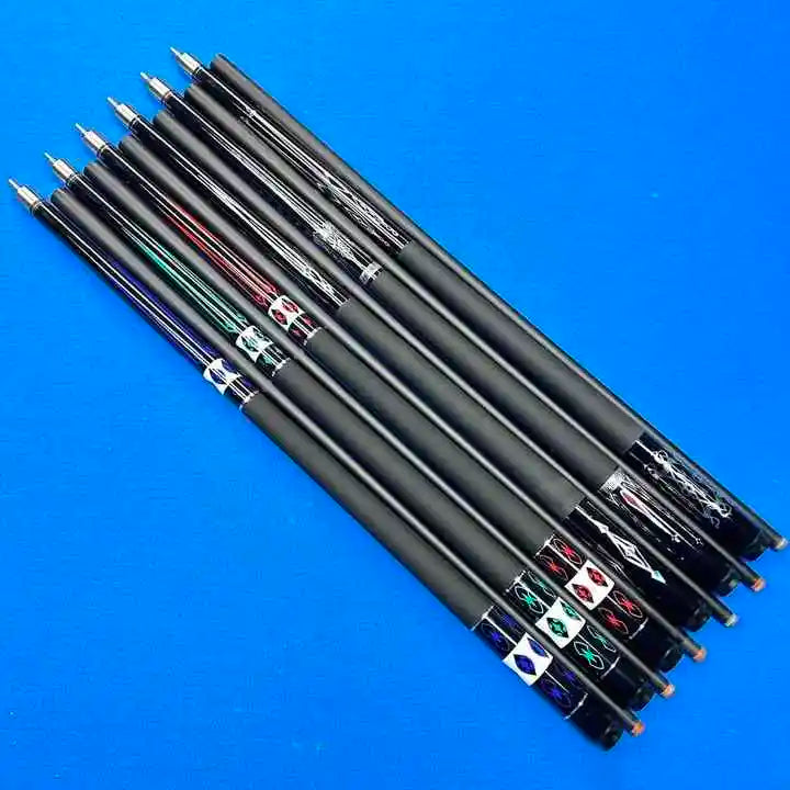 New Arrival 13MM Tip 57" Billiard 1/2 Carbon Cue with Stainless Steel Joint for Sale MegaBDM