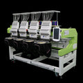 4 Heads Computerized Industrial Hat T Shirt Garment Embroidery Machines