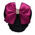 Professional Staff Hairpin with Big Bow Ribbon Clips for Waiter Ladies-Fashion Fabric Design 12cm*7.5cm JO Brand Accept OEM/ODM