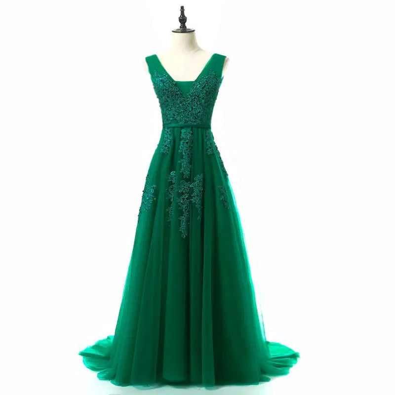 Maternity High Waist Lace Sleeveless Party Evening Gowns Prom Elegant Dress