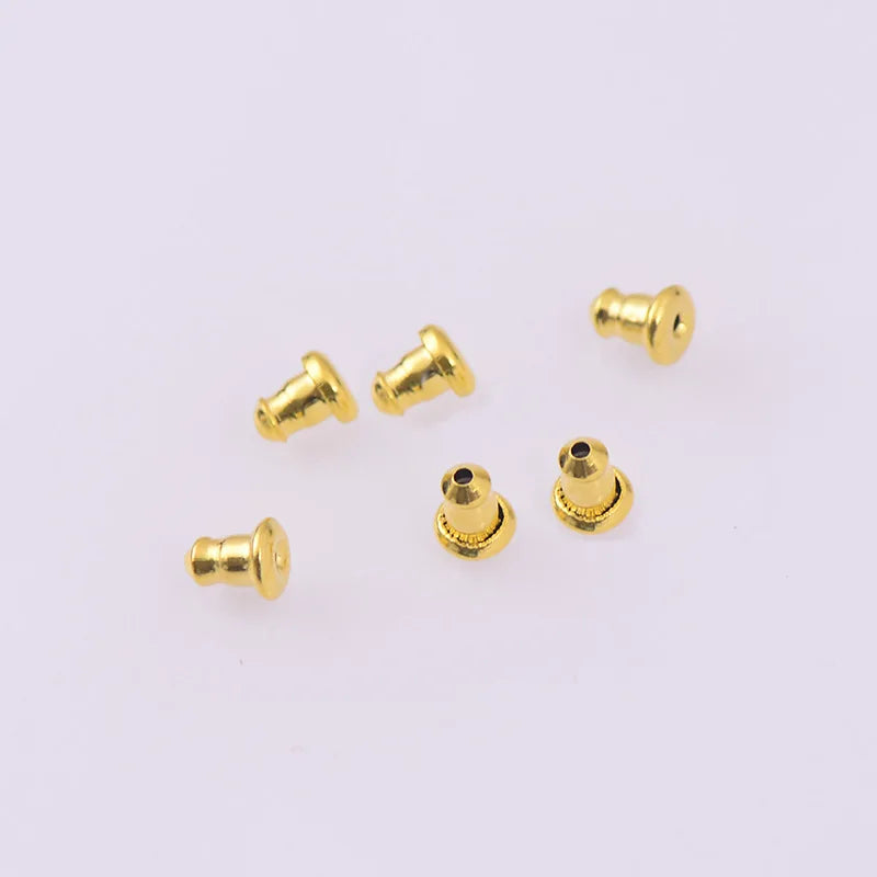 Bullet Shape Stainless Steel Earring Backs Stopper Diy Earrings Accessories Back for Jewelry Making butterfly Clasp