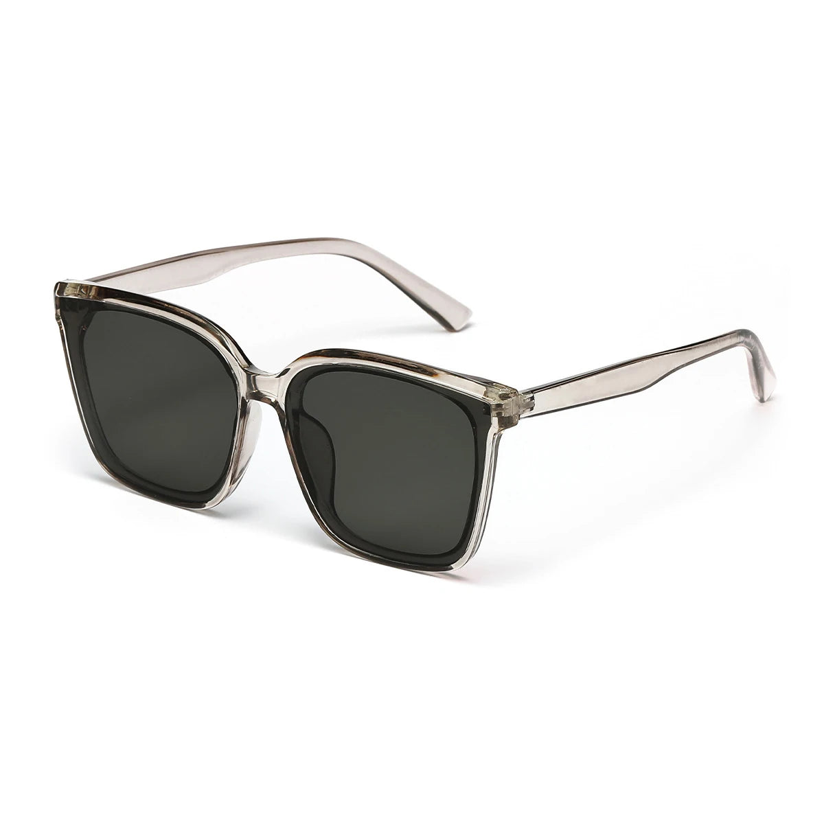 New Vintage Square PC Frame UV400 Lens Unisex Shades Fashion Color Men Women Black Sunglasses