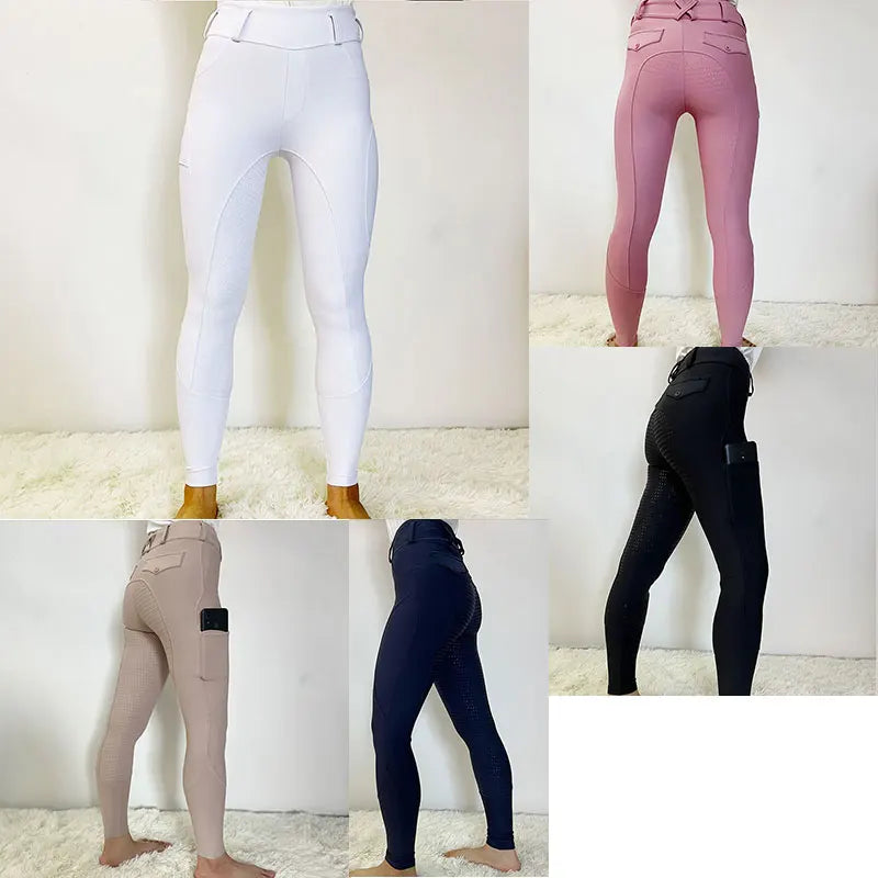 Kid Breeches Origin Patch Full Silicone Customized Colors Equestrian Children Pants Horse Ride Tight