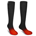 Men's Casual Crew Sporty Knitted Electric Heating Socks Custom Logo Far Infrared Fiber Anti-Slip Design with Warm Cotton Spandex