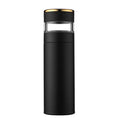 Intelligent Tea Vacuum Cup Stainless Steel Cooling Digital Display Tea Warehouse Portable Cup Wide Mouth Straw Lids