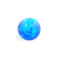 Internally Threaded  Synthetic Opal Screw Ball Piercing Ball Replacement Piercing Jewelry Parts