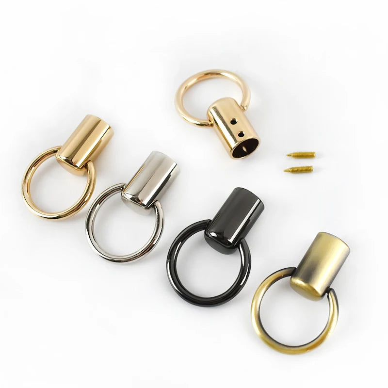 Meetee BK103 Bag Hanging Buckle Hardware Tassel Cord Stopper Clasp Hardware Accessories Alloy Handbag Strap Connector Hook