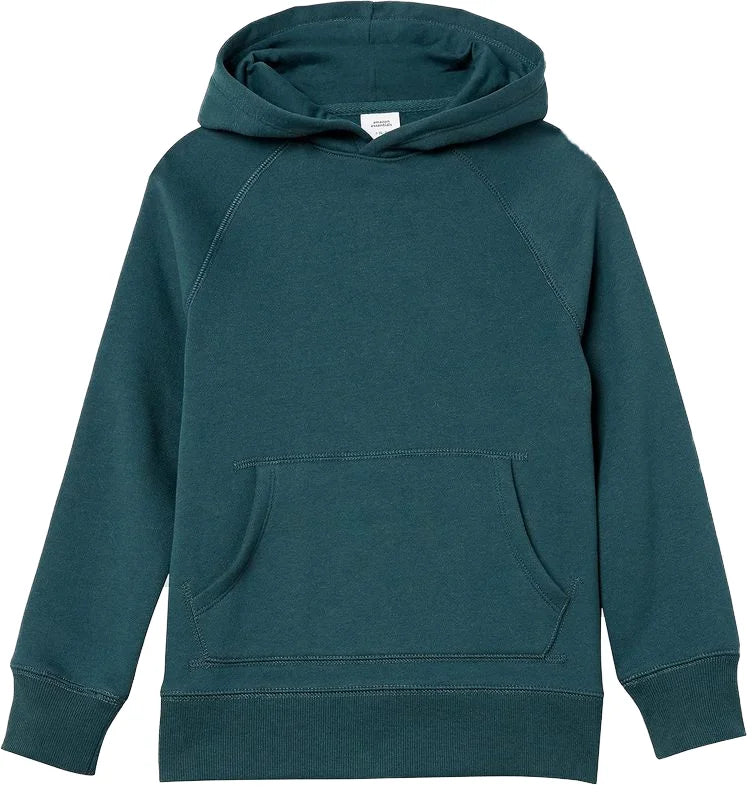 Wholesale Good Quality Cotton Polyester Blank Plain Warm Fluffy Fleece Boys Girls Pullover Hoodies and Sweatshirts Kids Clothing