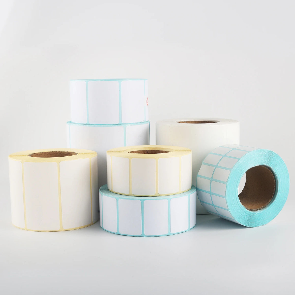 4 X 6 Direct Thermal Adhesive Sticker 100 X 150 500 Pcs/roll (fanfold) Strong Waterproof Glossy Lamination BPA Free Customizable