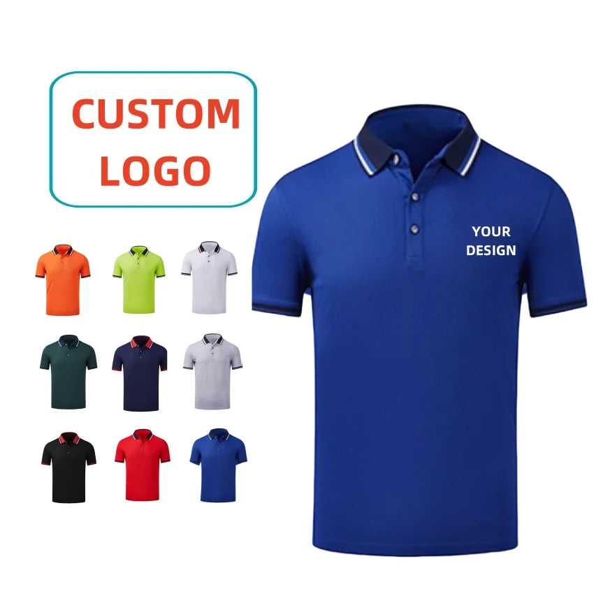 Custom LOGO Wholesale High Quality Men's Polo Shirts Quick Dry Women Golf Polo Shirts for Boys