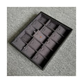 Custom Luxury Wooden Leather Velvet Material Storage Display Jewelry Tray Racks Stand Sets