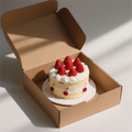 Wholesale Square White Cake Box Clear Window Packaging for 8 10 12 Inch Cakes Sturdy Food Grade Boxes