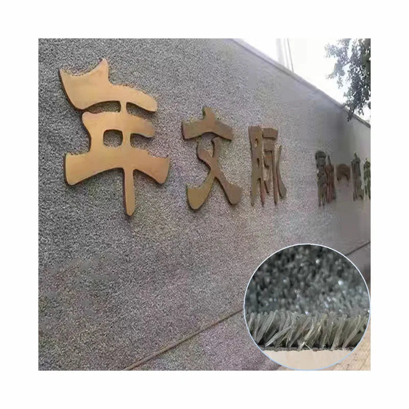 Outdoor Grey 10mm-15mm Pile Height Artificial Grass Carpet Eco-Friendly & Waterproof Indoor Wall Decor Ornaments Turf