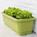 Outdoor Large Rectangular Planters Plastic Garden Planters Big Size Vegetable Pots Flower Square Planter Pot for Balcony