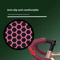 Bicycle Bent Road Bike Handlebar Tape Mummy Silicone Carbon Fiber Pattern Non-slip Sweat-absorbent Strap Cycling Accessories