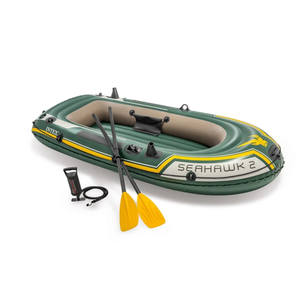 Intex 68347 Sport Series Inflatable Fishing Boat Seahawk 2/3/4 Set Seahawks