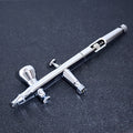 Dual Action Mini Cake Airbrush Spray Gun Nail Art Photo Retouching Painting Gravity Feed Copper Piston Airbrush Compressor