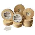 Battery Powered Wood Light Base Wooden LED Light Display Stand Night Lamp Base for Crystal Ornament