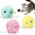 Funny Automatic Sound by Touch Plush Cat Catnip s Interactive Ball Toy Gravity Calling Ball Sounding Cat Ball Toy