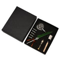 Luxury Fountain Pen Set Vintage Sprinkling Gold Feather Pen Ink Bottle Calligraphy Writing Dip Pen Birthday Gift Box
