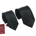 Wholesale High Quality Solid Black Tie Pure Bassic Man Waterproof Necktie for Men