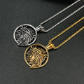 European and American Popularity 18k Gold Plating Stainless Steel Jesus Pendant Necklace for Men & Women Jewelry
