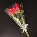 Spot Specialty Paper Flower Bundle Bag with Wavy Edge High Transparency Dust Prevention Recyclable & Eco-Friendly
