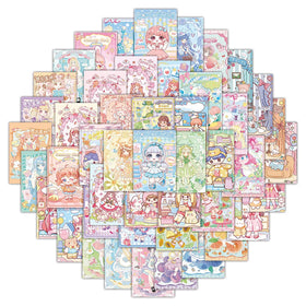 50PCS Cute sweety phone laptop party DIY cartoon honey girls poster