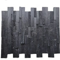 SHUNLEI SLCS Black Split Modern Antacid Resistant Incombustible Long-Lasting Slate Stone Wall Cladding Veneer Landscape Decor