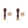 Personal Logal Wooden Handle Wax Seal Stamp for Romantic Invitation or Letter Customized Design